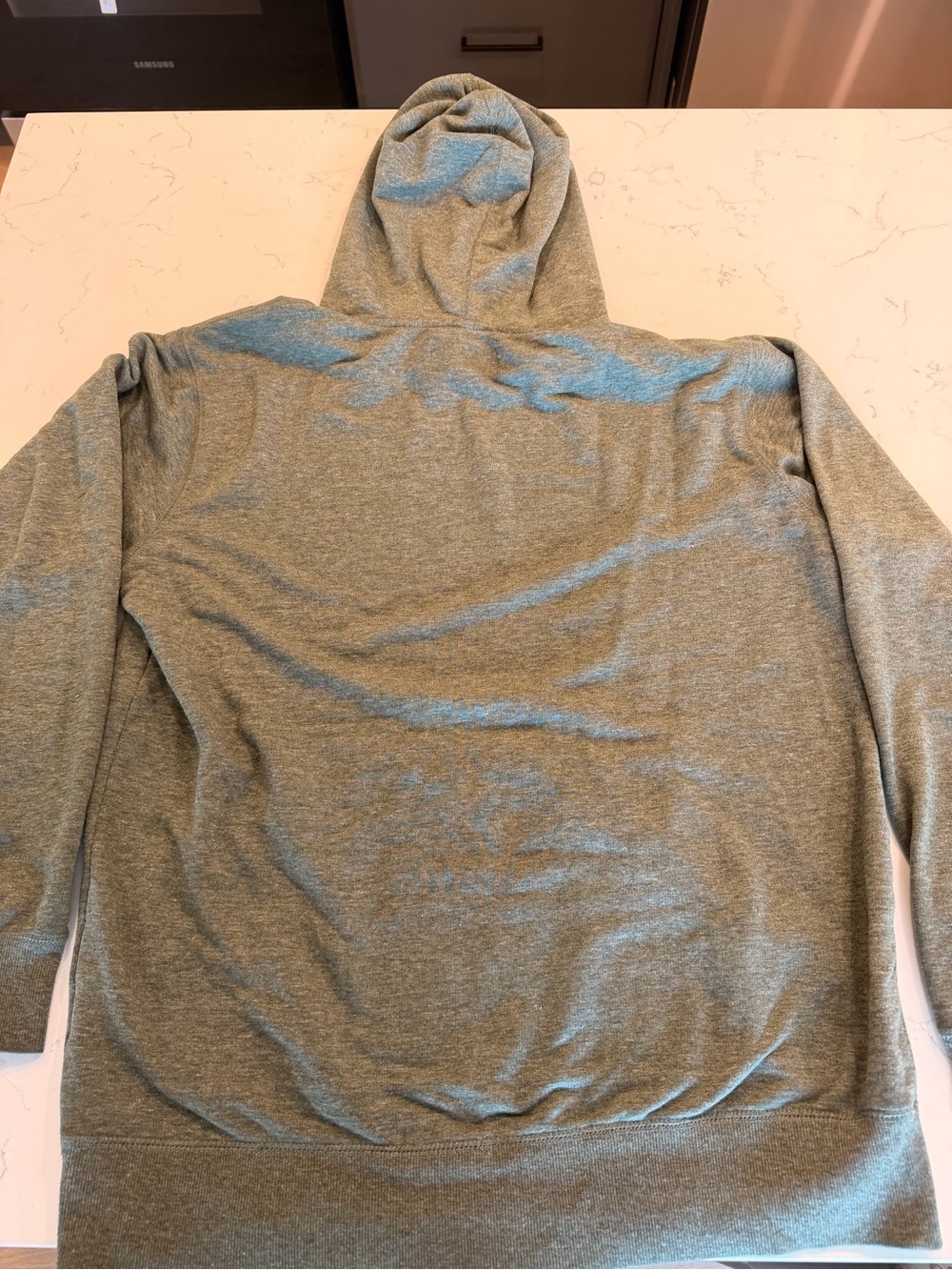 Billabong Gray Pullover Hoodie with White Logo - Picture 2 of 2